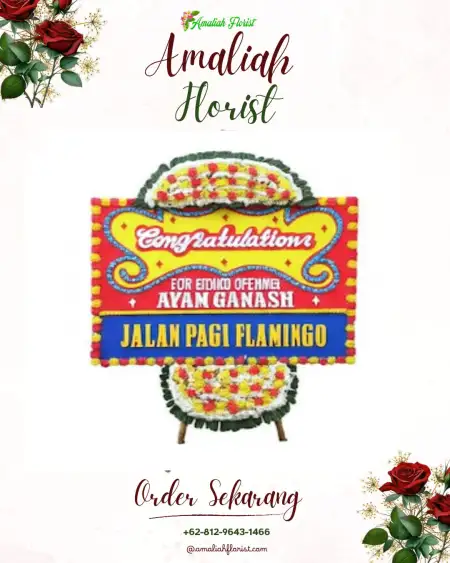 Sewa Papan Bunga Gedung Aneka Bhakti Jakarta